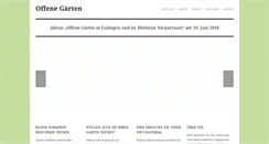Desktop Screenshot of offenegaerten-esslingen.de