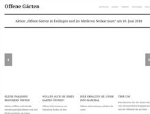 Tablet Screenshot of offenegaerten-esslingen.de